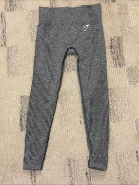 Gymshark Kids Grey Seamless High-Waist Leggings
